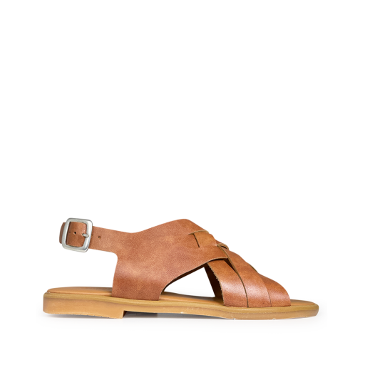 Kinderschoen online Angulus sandalen Stijlvolle sandaal in cognac