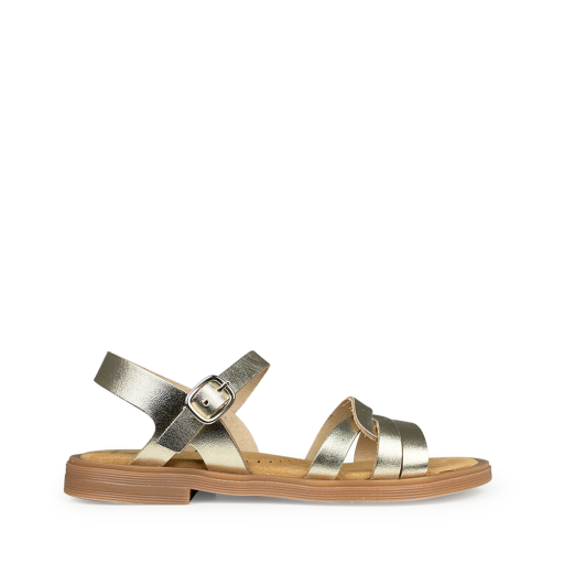 Kinderschoen online Beberlis sandalen Sandaal goud zacht metallic