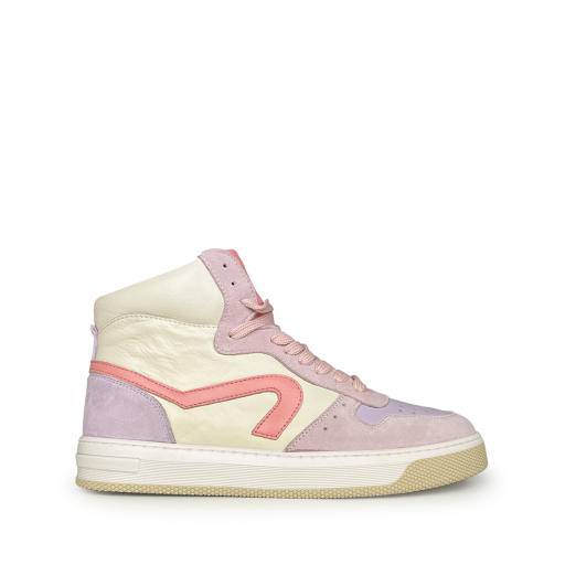 Kids shoe online HIP trainer High pastel rose sneaker