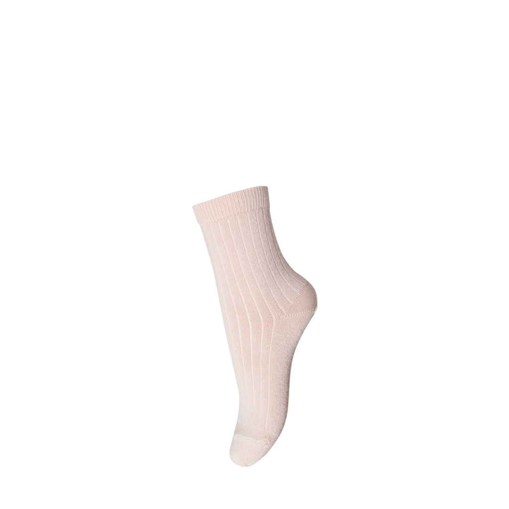 mp Denmark - Katoen rib sokken roze