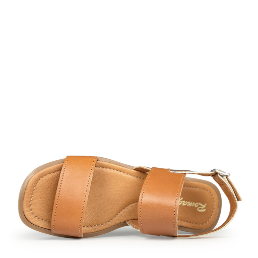 Romagnoli  sandals Brown sandal with rose gold