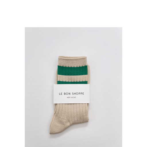 Kids shoe online Le Bon Shoppe short socks Varsity - Green