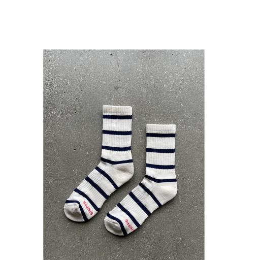 Kinderschoen online Le Bon Shoppe korte kousen Le Bon Shoppe - Boyfriend - Sailor stripe