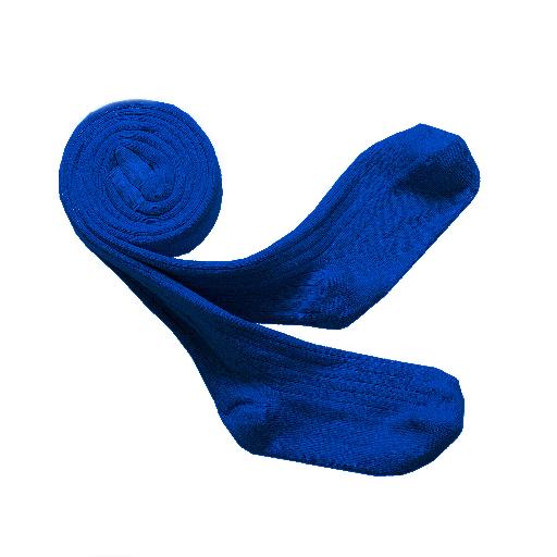 Kinderschoen online Collegien broekkousen Collants kleur bleu éclatant