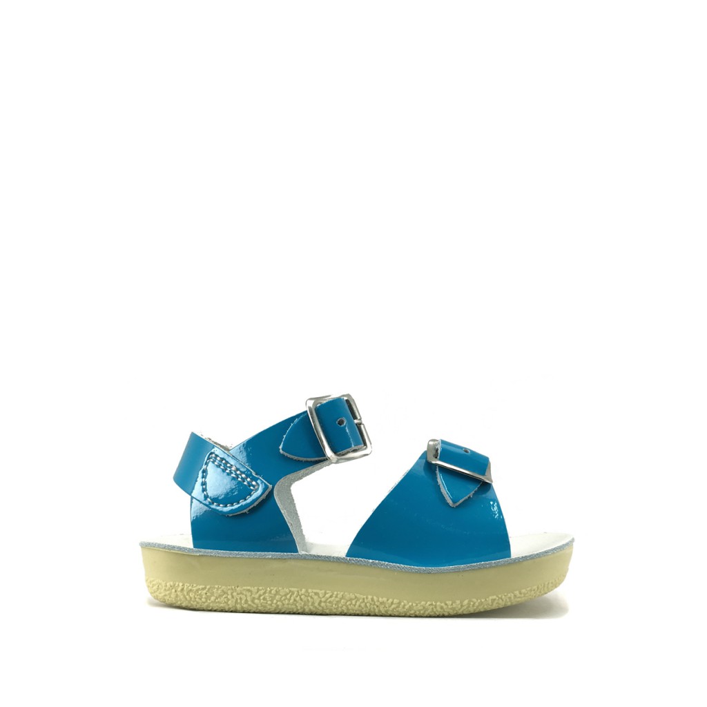Salt water sandal - Surfer Premium sandal in highgloss turquoise