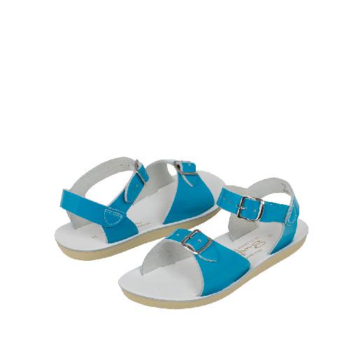 Salt water sandal sandals Surfer Premium sandal in highgloss turquoise
