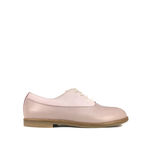 Kids shoe online Ocra by Pops lace-up shoes Derby in shades of pink