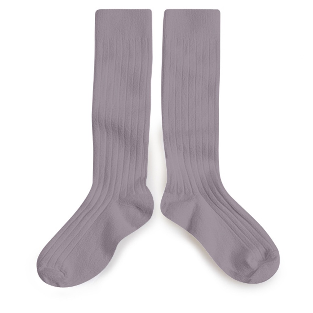 Collegien - Knee socks purple - Glycine du Japon