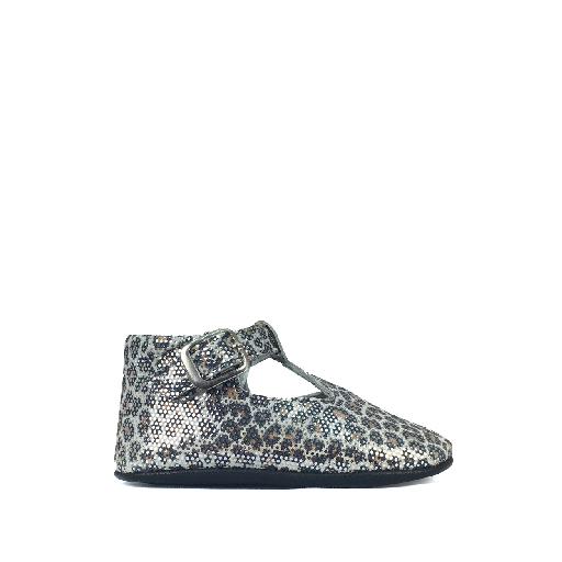 Kinderschoen online Tricati prestapper Prestapper ballerina leopard glitter