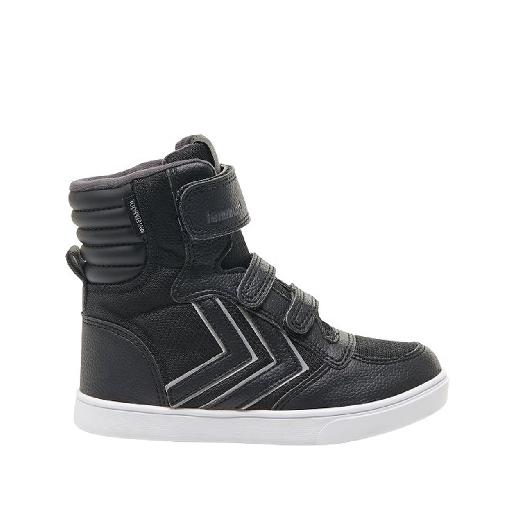 Kids shoe online Hummel trainer Waterproof black velcro sneaker