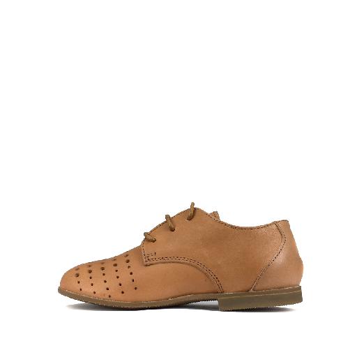 Gallucci first walkers Derby in brown with perforation