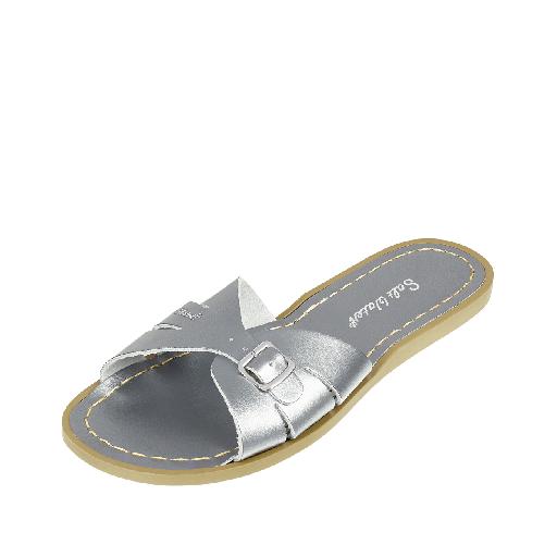 Salt water sandal sandals Salt-Water Classic Slides in pewter silver