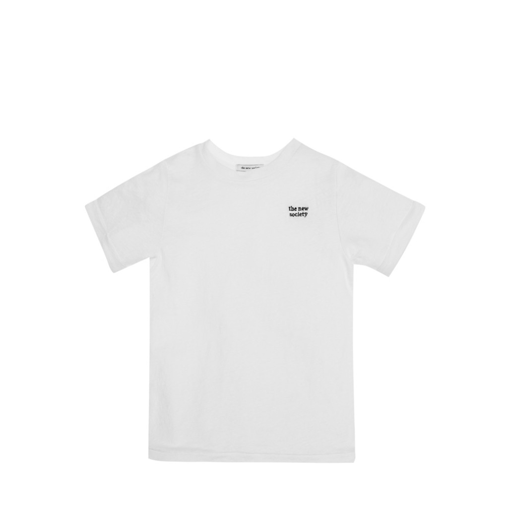 The new society - Linen t-shirt in off white