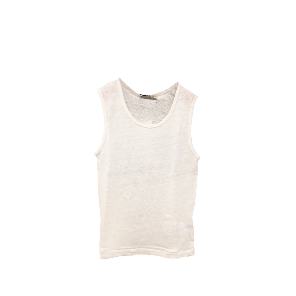 The new society - Linen tank top off white