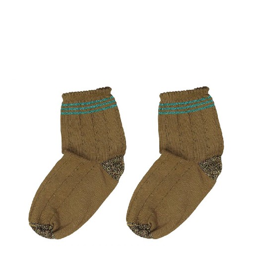 Kinderschoen online Polder korte kousen Sokken Astan Olive