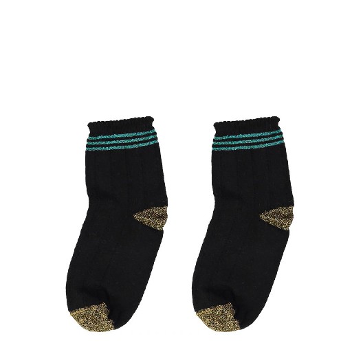 Kinderschoen online Polder korte kousen Sokken Astan Black