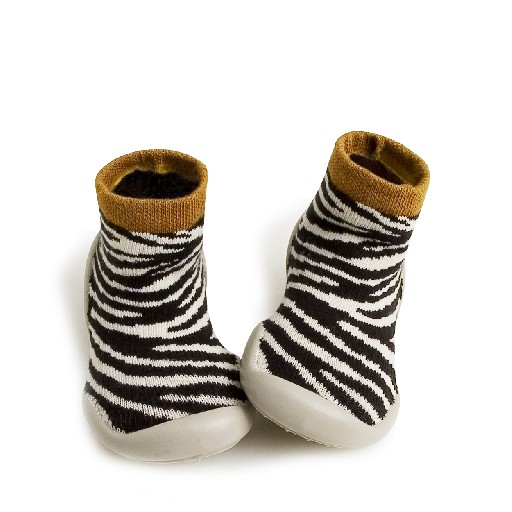 Kids shoe online Collegien slippers Sock slipper Zebra