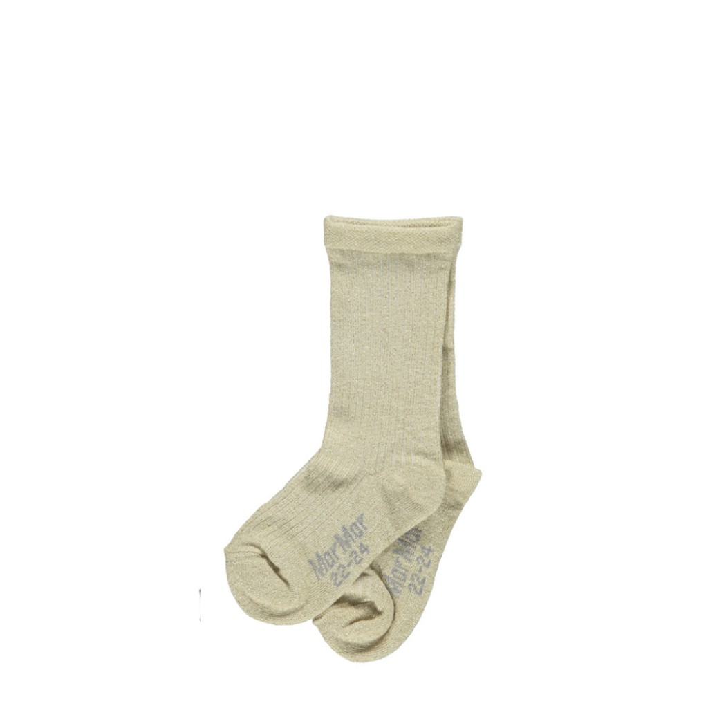 MarMar Copenhagen - Knee socks lurex gold