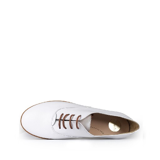 Beberlis lace-up shoes Elegant white derby shoe