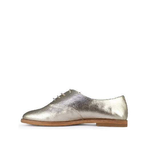 Beberlis lace-up shoes Elegant gold derby shoe
