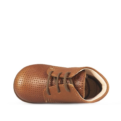 Ocra first walkers First step in perforated brown
