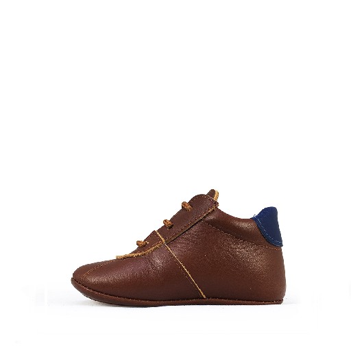 Beberlis pre step shoe Pre-step shoe brown and blue