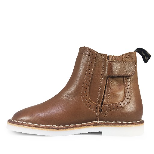 Young Soles Boots Chelsea boot in brown smooth leather