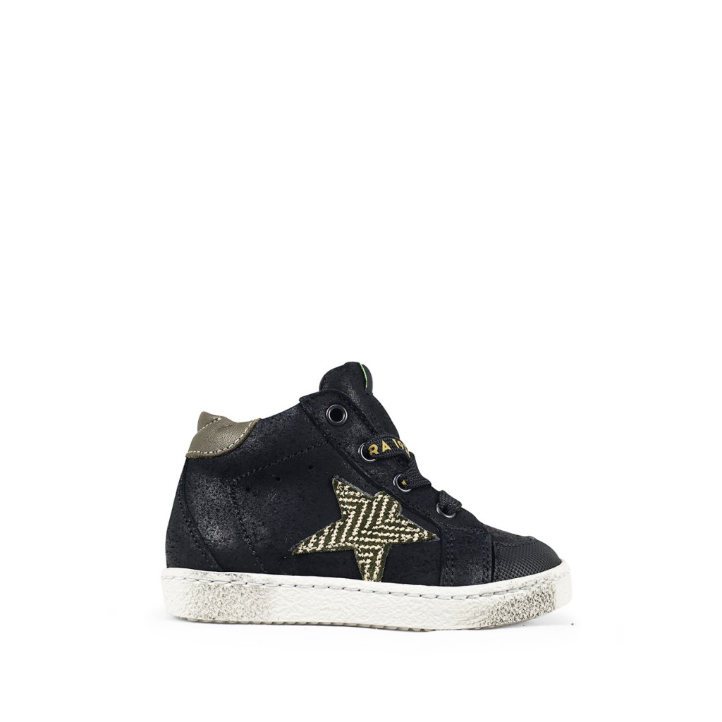 Rondinella - Black sneaker with star