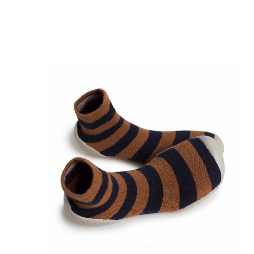 Kids shoe online Collegien slippers Slipper-socks Chocolatine cachemire et laine