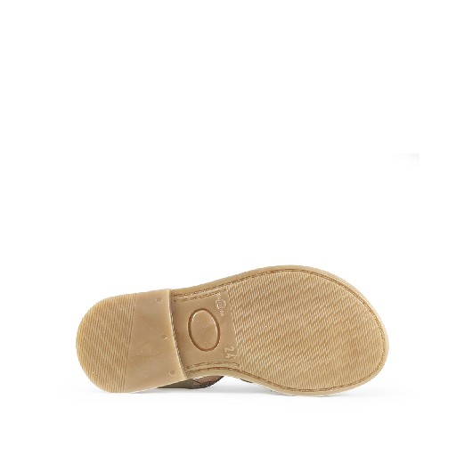 Ocra sandalen Platina sandaal met 2 gespen