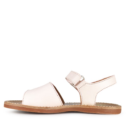 Pom d'api sandals Powder pink sandal with closed heel