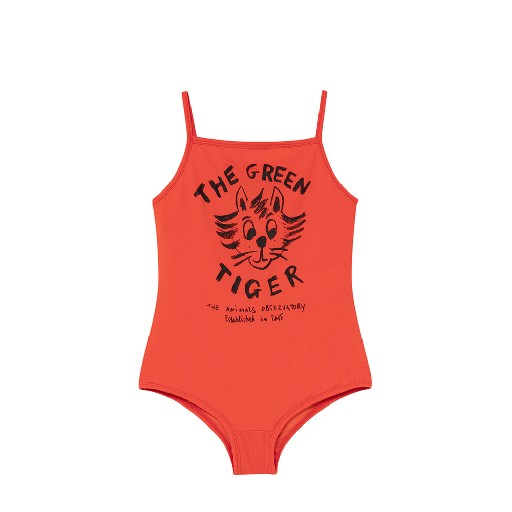 Kids shoe online The Animals Observatory bathing suit Red bathing suit