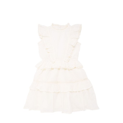 The new society dresses Romantic dress with ruffles