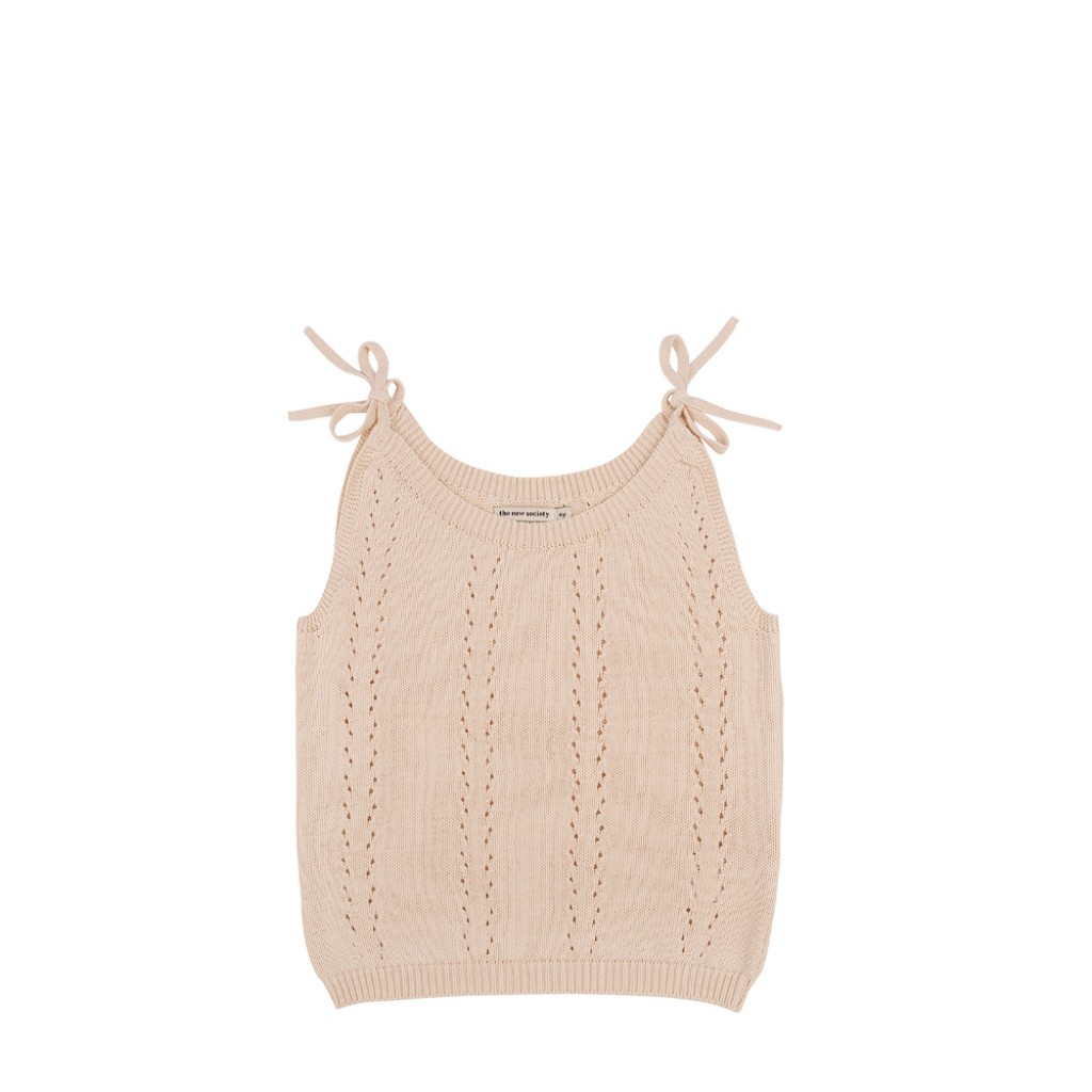 The new society - Beige knitted top