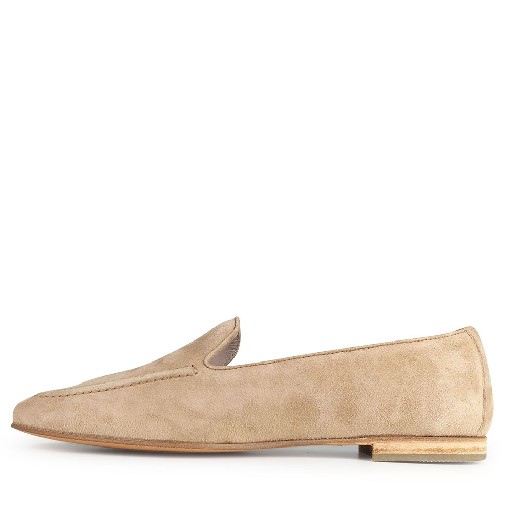 Gallucci loafers Beige suede loafer