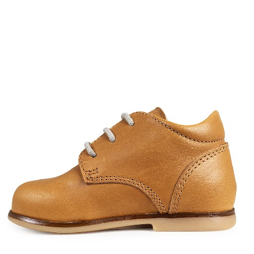 Ocra first walkers Brown lace shoe