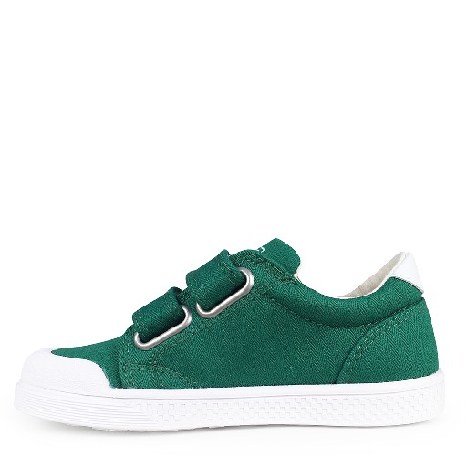 10IS trainer Canvas velcro sneaker in green