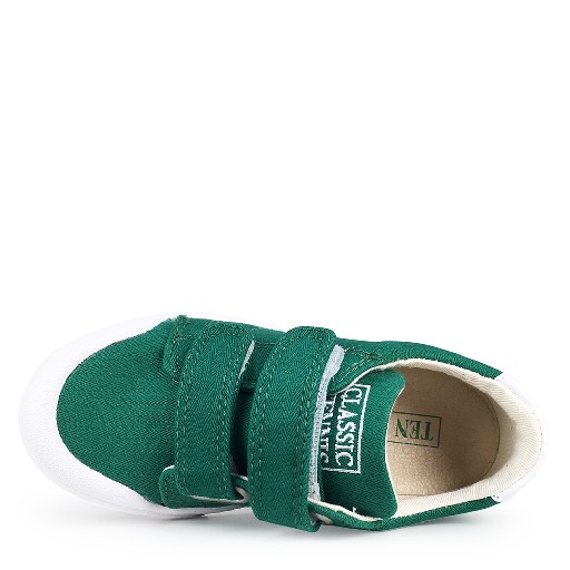 10IS trainer Canvas velcro sneaker in green