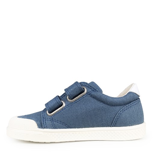 10IS trainer Canvas velcro sneaker in jeans