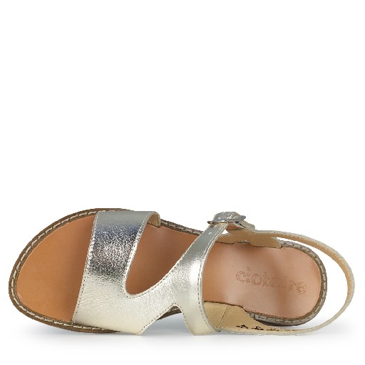 Clotaire sandalen Platine gouden elegante sandaal