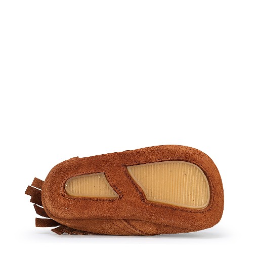 Tricati pre step shoe Performance footwear in brown soft nubuck